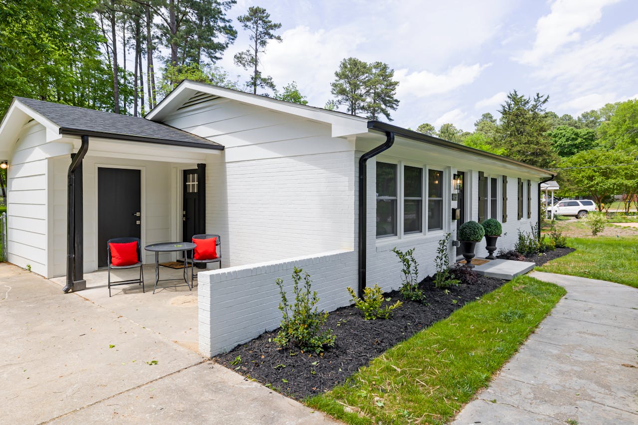 Representative clean residential exterior example