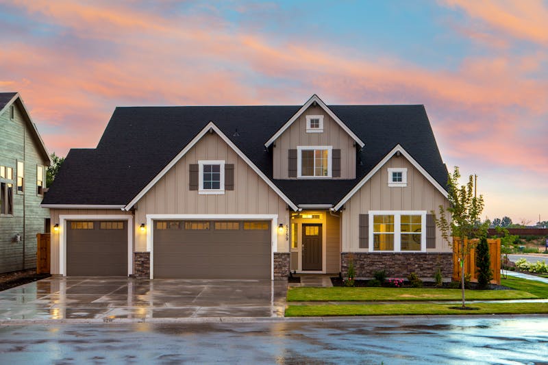 Representative house washing exterior example